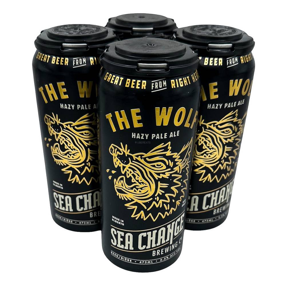 Sea Change The Wolf Hazy Pale Ale Beer (4 X 473 Ml)