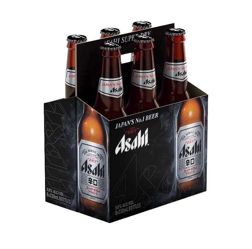 Asahi Super Dry Beer (6 X 330 Ml)