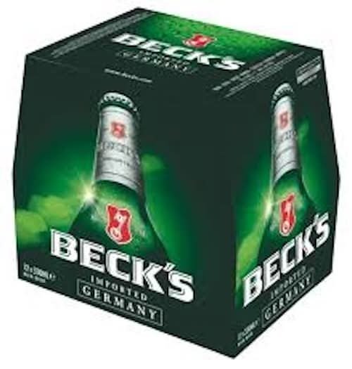 Becks Bottles Lager Beer (12 X 330 Ml
