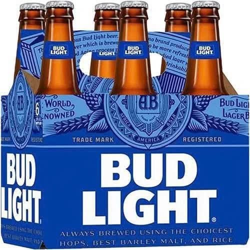 Bud Light 6 Bottles