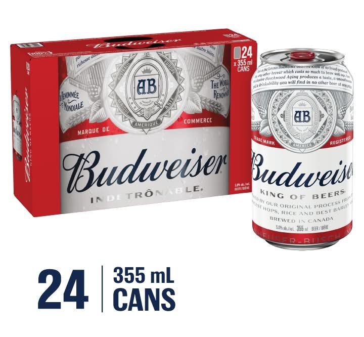 Budweiser American-Style Lager (24 X 355 Ml)