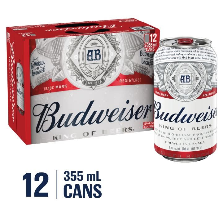 Budweiser Beer (12 X 355 Ml)