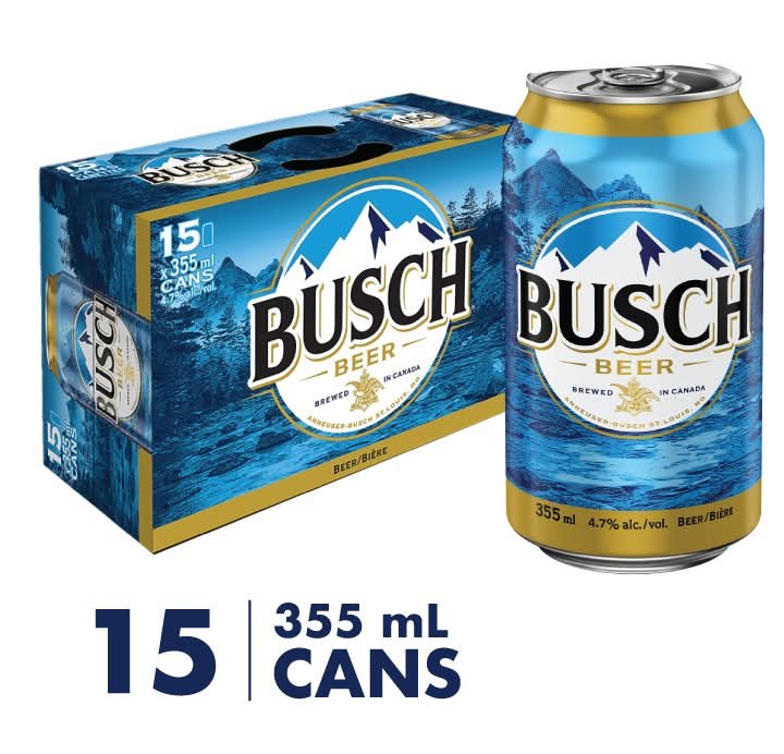 Busch Beer (15 X 355 Ml)