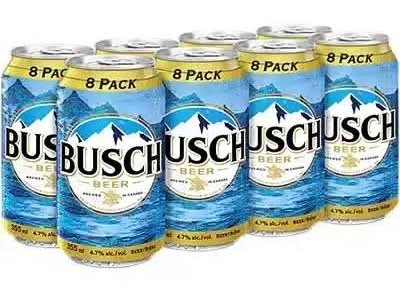 Busch Lager Beer (8 X 355 Ml)