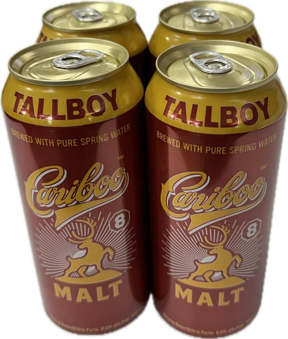 Cariboo Malt Tall Boy 473Ml (8%). 4Can