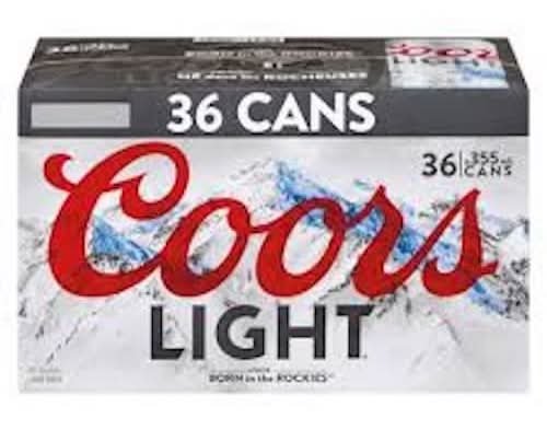 Coors Light  Beers (36 X 355 Ml)