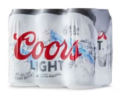 Coors Light 473Ml  6Cans