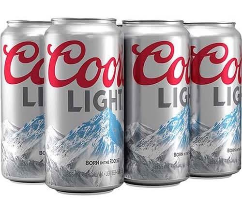 Coors Light 6 Cans