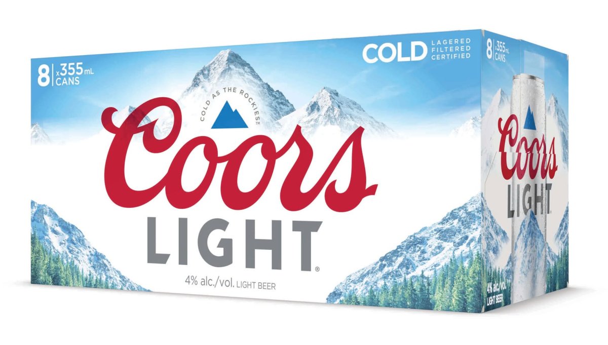 Coors Light Beer (8 X 355 Ml)