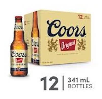 Coors The Original Beer (12 X 341 Ml)