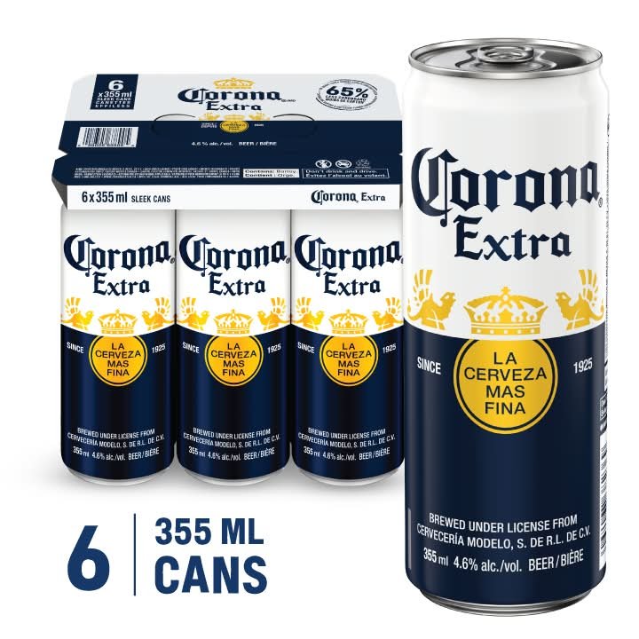 Corona Extra Lager Beer (6 X 355 Ml)