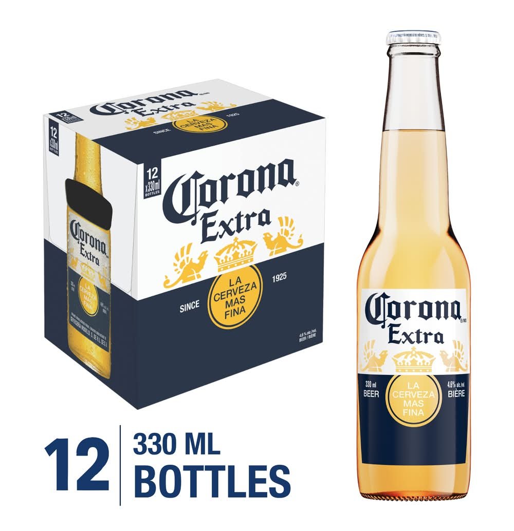 Corona Light Mexican Lager Beer (12 X 330 Ml)