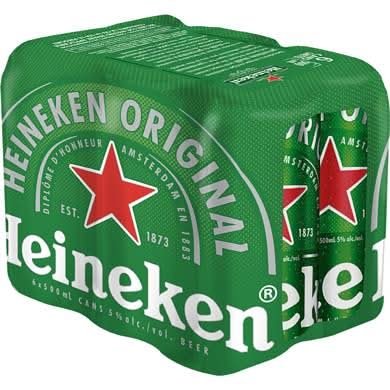 Heineken 6Pk 500Ml