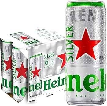 Heineken Silver World Class Light Beer (6 X 500 Ml)