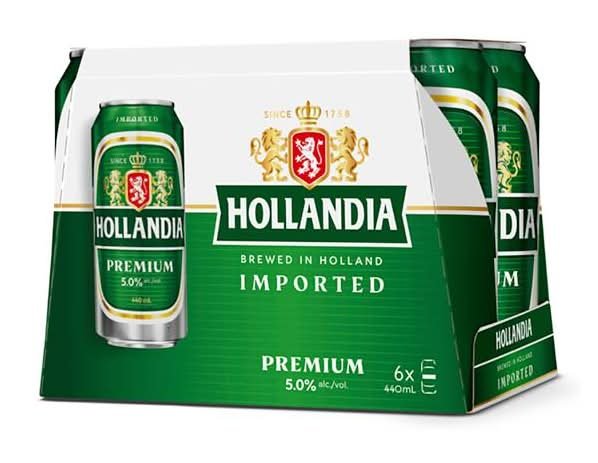 Hollandia Premium Lager 6Pk 440Ml