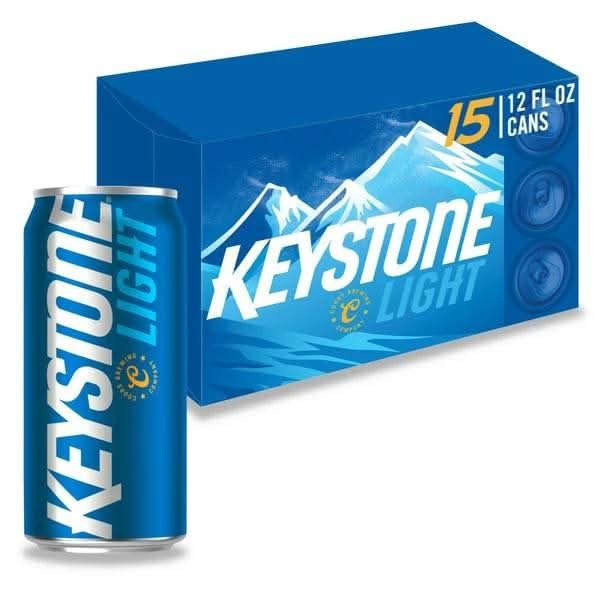 Keystone Light Beer (15 X 355 Ml)