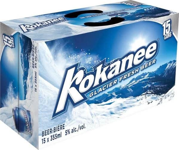 Kokanee Glacier Fresh Beer (15 X 355 Ml)