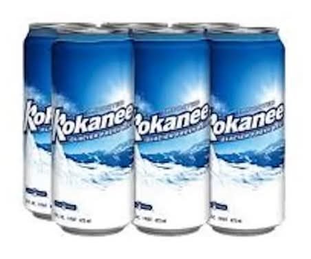 Kokanee Glacier Lager Beer (6 X 473 Ml)