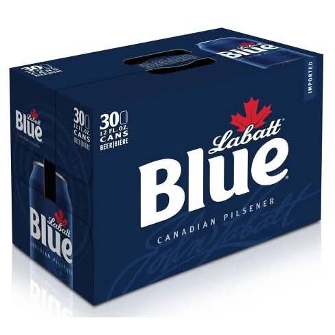 Labatt Blue 30 Cans