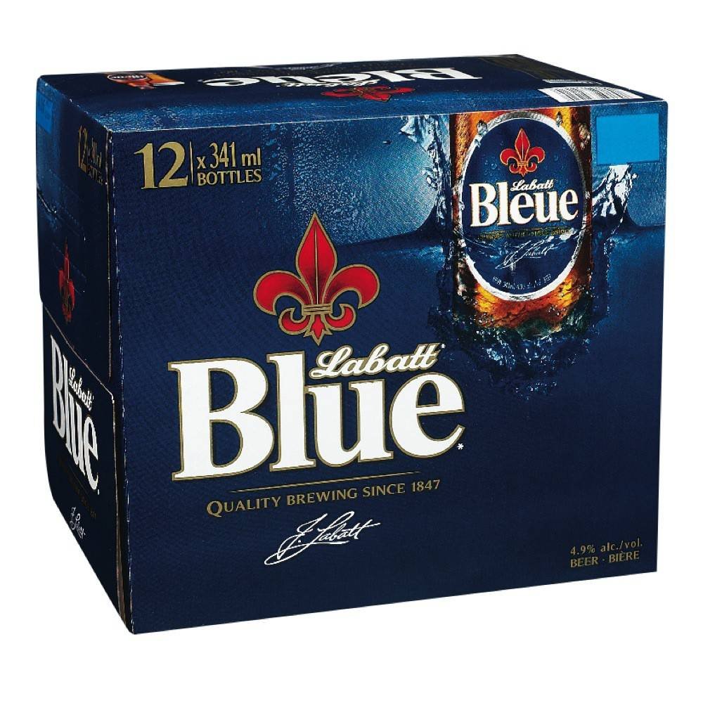 Labatt Blue Beer (12 X 341 Ml)