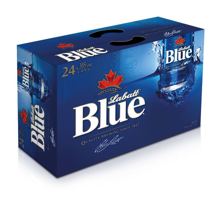 Labatt Blue Lager Pilsner Beer (24 X 355 Ml)