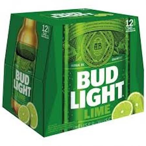 Labatt Bud Light Beer, Lime (12 X 341 Ml)