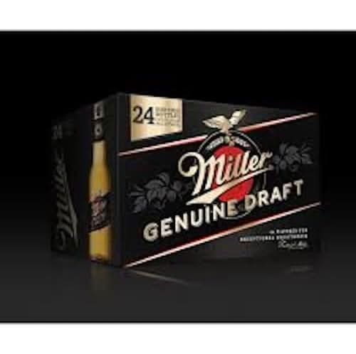 Miller Genuine Draft Beer (24 X 355 Ml)