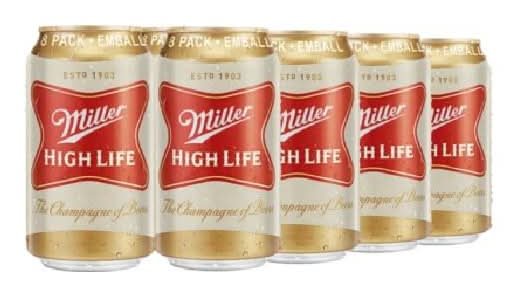 Miller High Life 8 Can
