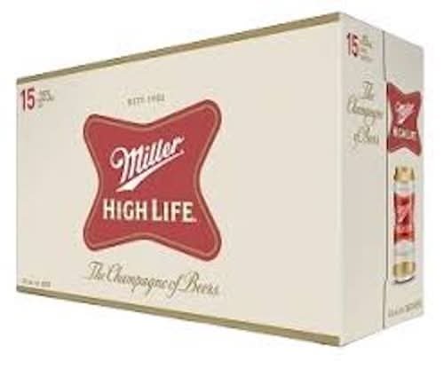 Miller High Life Lager Beer (15 X 355 Ml)