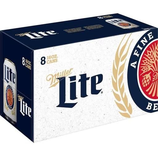 Miller Lite 8 Can