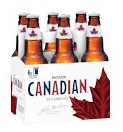 Molson Canadian Beer (6 X 341 Ml)