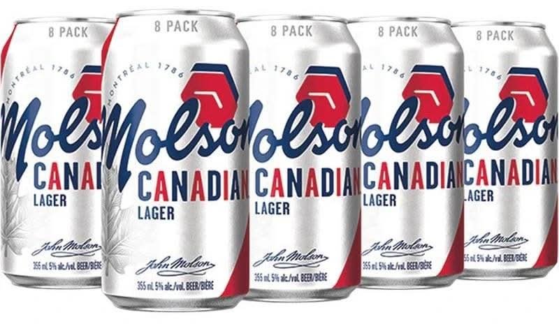 Molson Canadian Lager Beer (8 X 355 Ml)