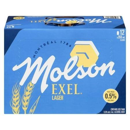 Molson Non Alcoholic Exel Beer (12 X 355 Ml)