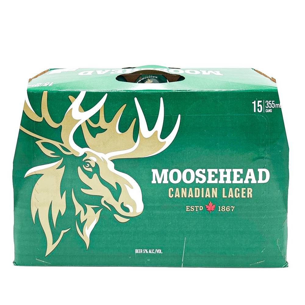 Moosehead Canadian Lager Beer (15 X 355 Ml)