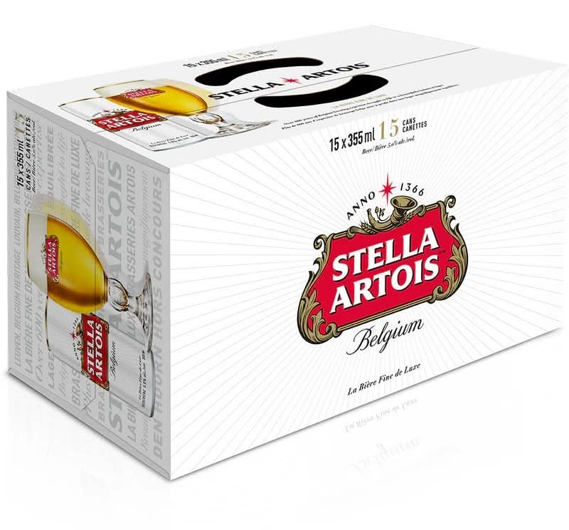 Stella Artois 15 Cans