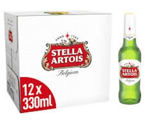 Stella Artois Premium Lager Beer (12 X 330 Ml)