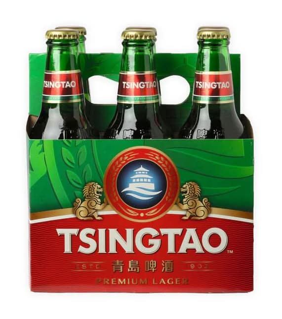 Tsingtao Premium Lager Beer (6 X 0.33 L)