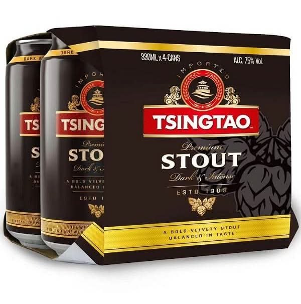 Tsingtao Stout-4Pk Can