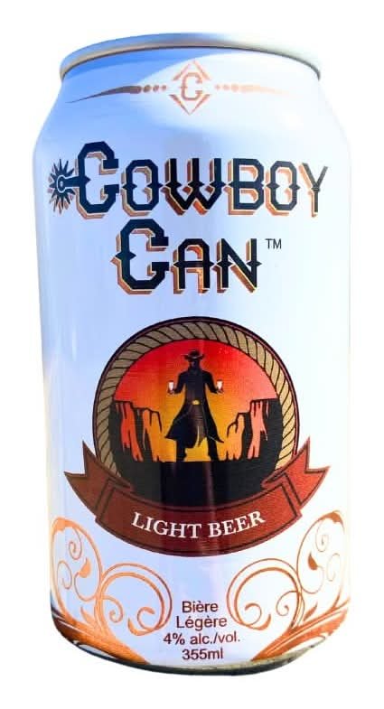 Cowboy Can Light Beer 6Can
