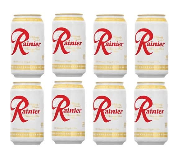 Rainier Mountain Fresh Beer (8 X 355 Ml)
