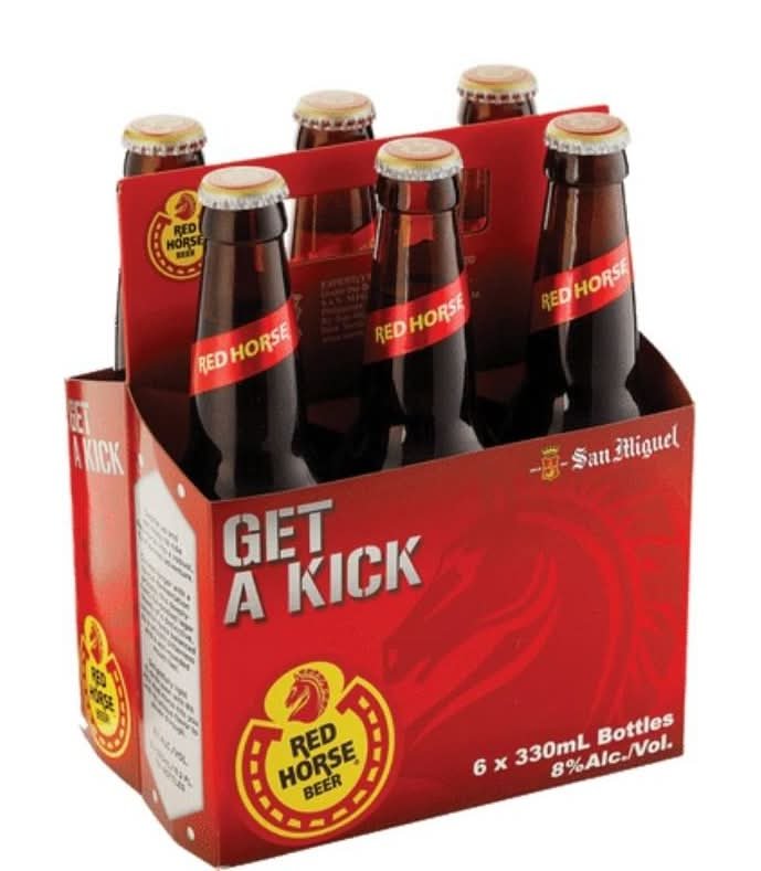 San Miguel Brewery Red Horse Beer Malt Liquor (6 X 12 Oz)