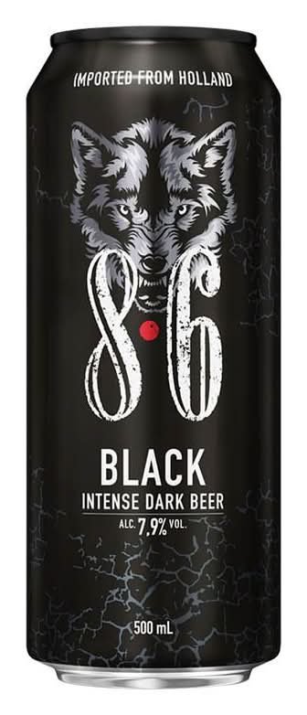 8.6 Black Stout Strong Beer (500 Ml)