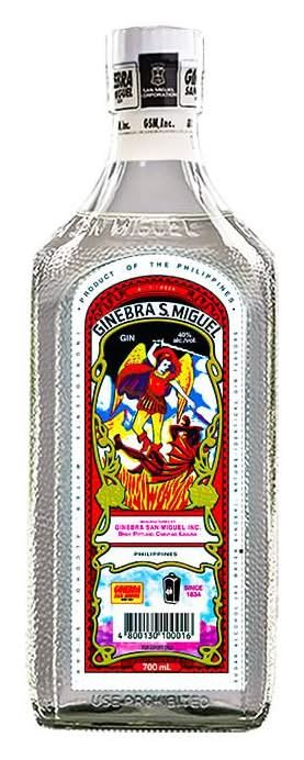 Ginebra Gin San Miguel Frasco ( Kwatro Kantos ) 700Ml