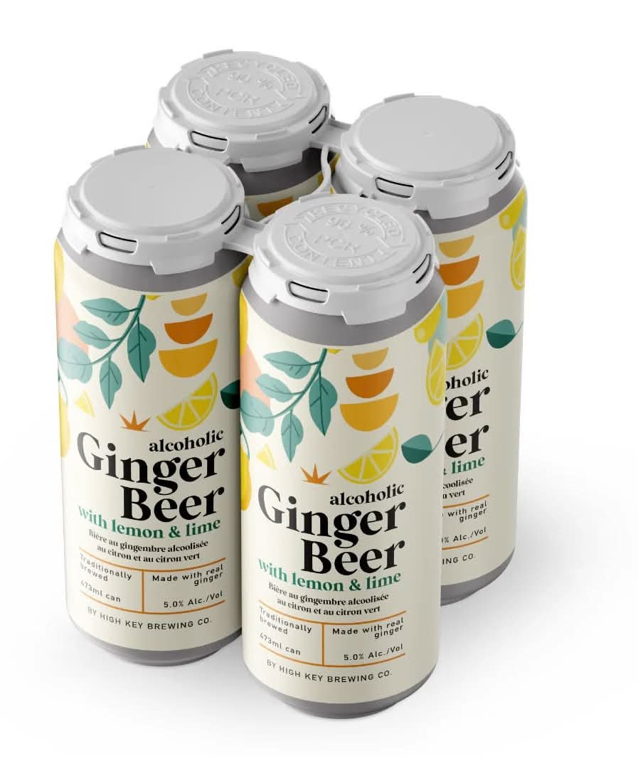 Ginger Beer With Lemon 473Ml 4Pk