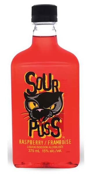 Sour Puss Raspberry Liquor (375 Ml)