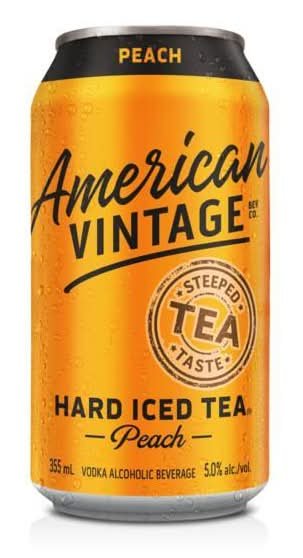 American Vintage Hard Peach Iced Tea 6Can