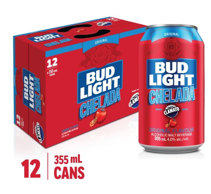 Bud Light Chelada Clamato Beer (12 X 0.35 Kg)