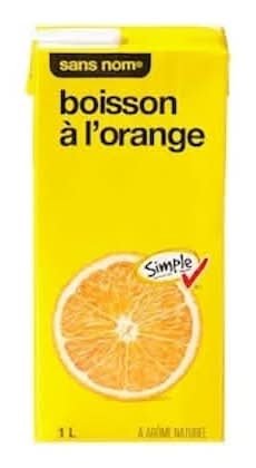 No Name Boisson Orange Juice (1 L)