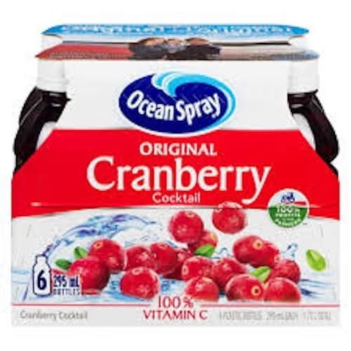 Ocean Spray Cranberry Cocktail (6 X 295 Ml)