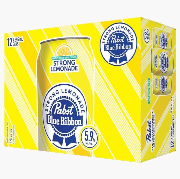 Pabst Blue Ribbon Lemonade 12 Can